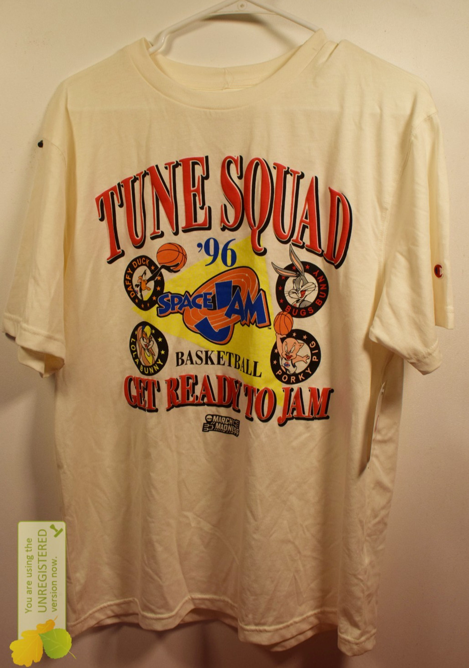 Space Jam x NCAA March Madness Adult Tune Squad T-Shirt Medium--